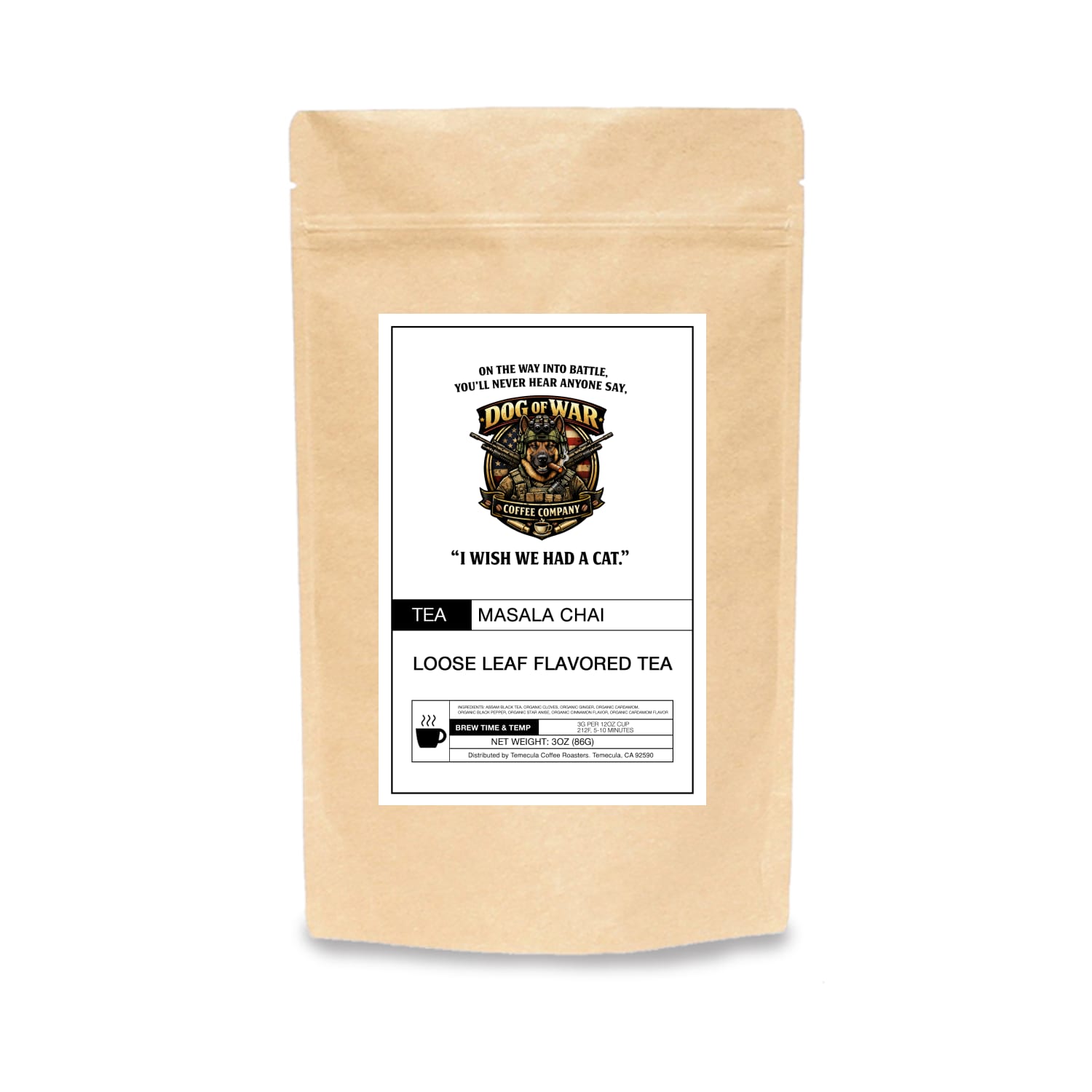 Masala Chai Spiced Black Tea Blend